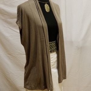 Sleeveless Open Front Sweater NWOT